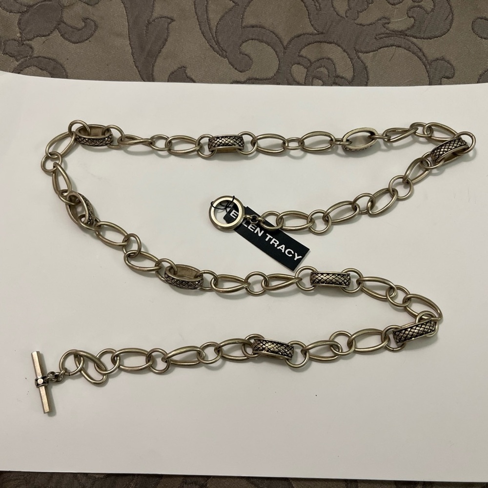 Ellen Tracy Gold tone chain Belt or Necklace